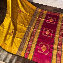 Pure Tussar Dupion Silk Saree – Elegant Royal Rich Weave