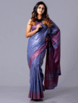Pure Tussar Khicha Silk Saree – Master Border Weaving Design