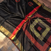 Pure Tussar Dupion Silk Saree – Elegant Royal Rich Weave