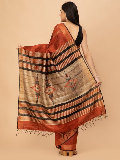 Pure Tussar Dupion Silk Saree – Elegant Royal Rich Weave