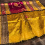 Pure Tussar Dupion Silk Saree – Elegant Royal Rich Weave