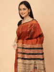 Pure Tussar Dupion Silk Saree – Elegant Royal Rich Weave