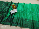 Pure Tussar Khicha Silk Saree – Master Border Weaving Design